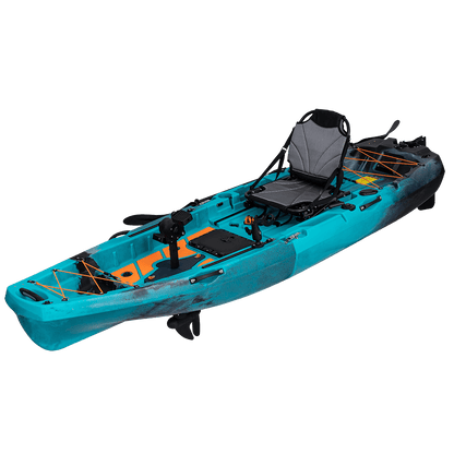 ReelYaks Radar 10ft Propeller Drive Modular Fishing Kayak jellyfish
