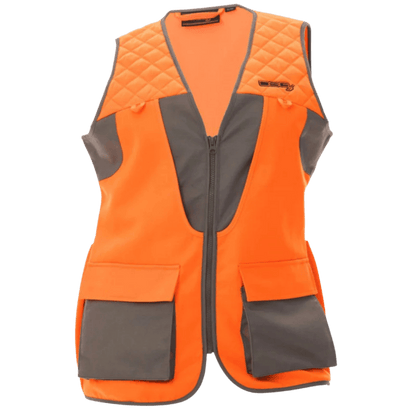 DSG OUTERWEAR WOMEN'S UPLAND HUNTING VEST 2.0 - STONE/BLAZE ORANGE