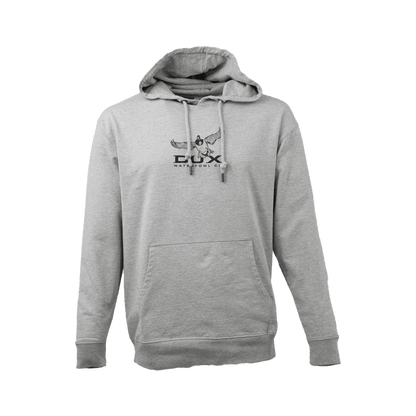 DUX AMERICANA MIDWEIGHT HOODIE - GRAY HEATHER - FRONT VIEW