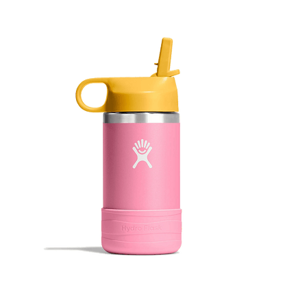 HYDRO FLASK 12OZ KIDS WIDE MOUTH BOTTLE WITH STRAW CAP DAHLIA