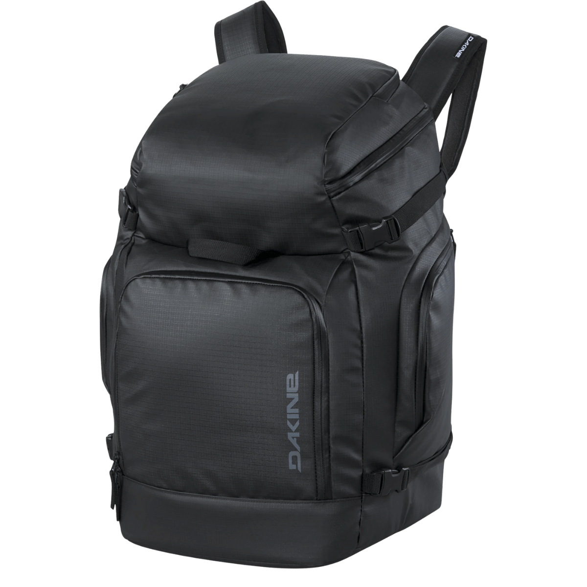DAKINE BOOT PACK DLX 75L - ONE SIZE - BLACK COATED - FRONT VIEW