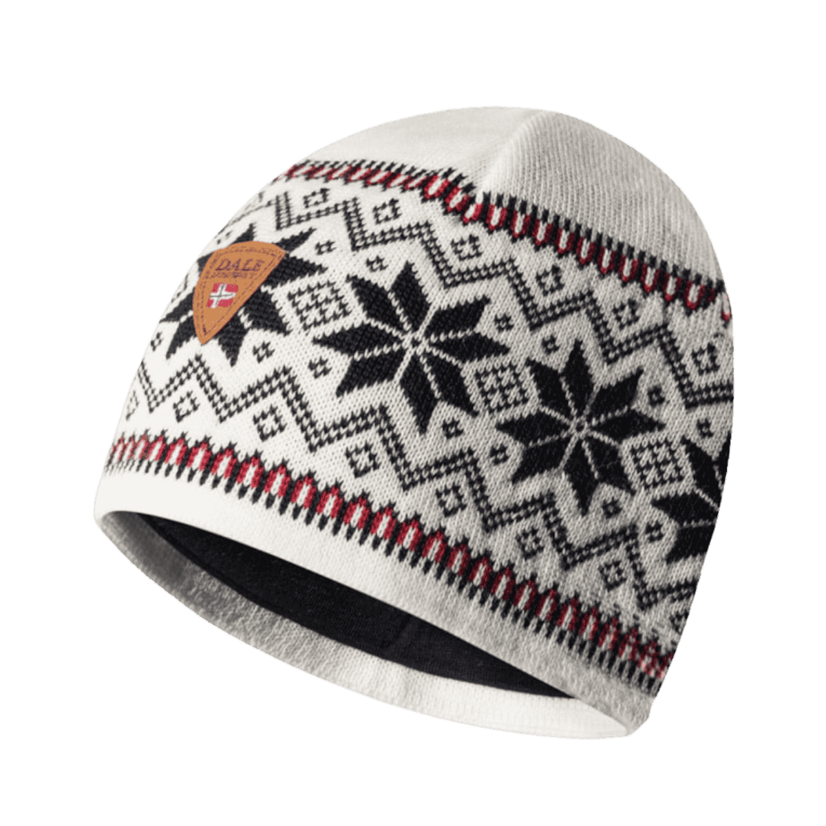 DALE OF NORWAY GARMISCH HAT - OFFWHITE NAVY RASPBERRY - ONE SIZE