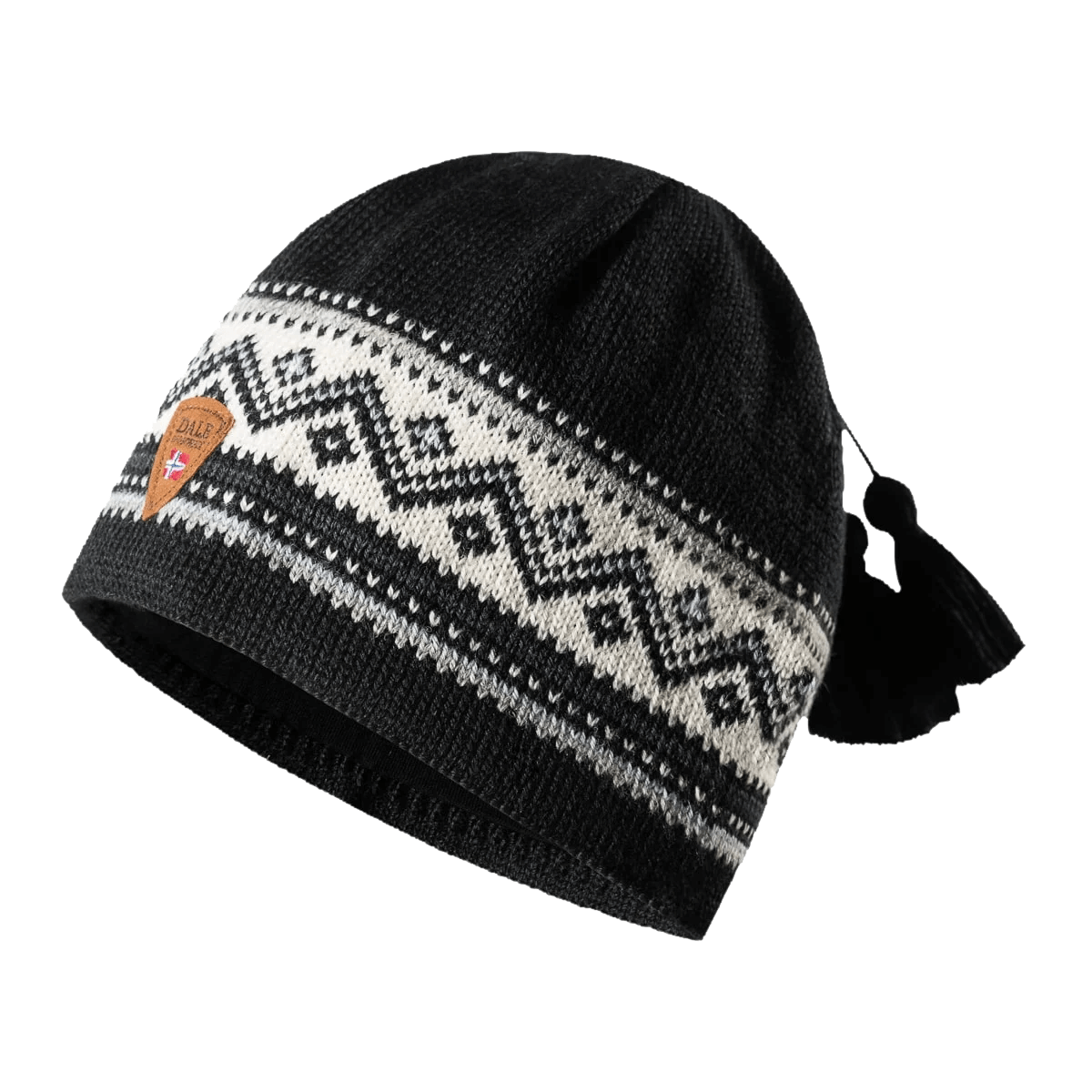 DALE OF NORWAY VAIL HAT - ONE SIZE - BLACK WHITE GREY SAND