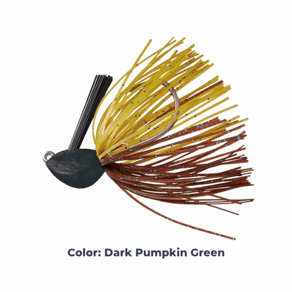 KING COBRA JIG DARK PUMPKIN GREEN
