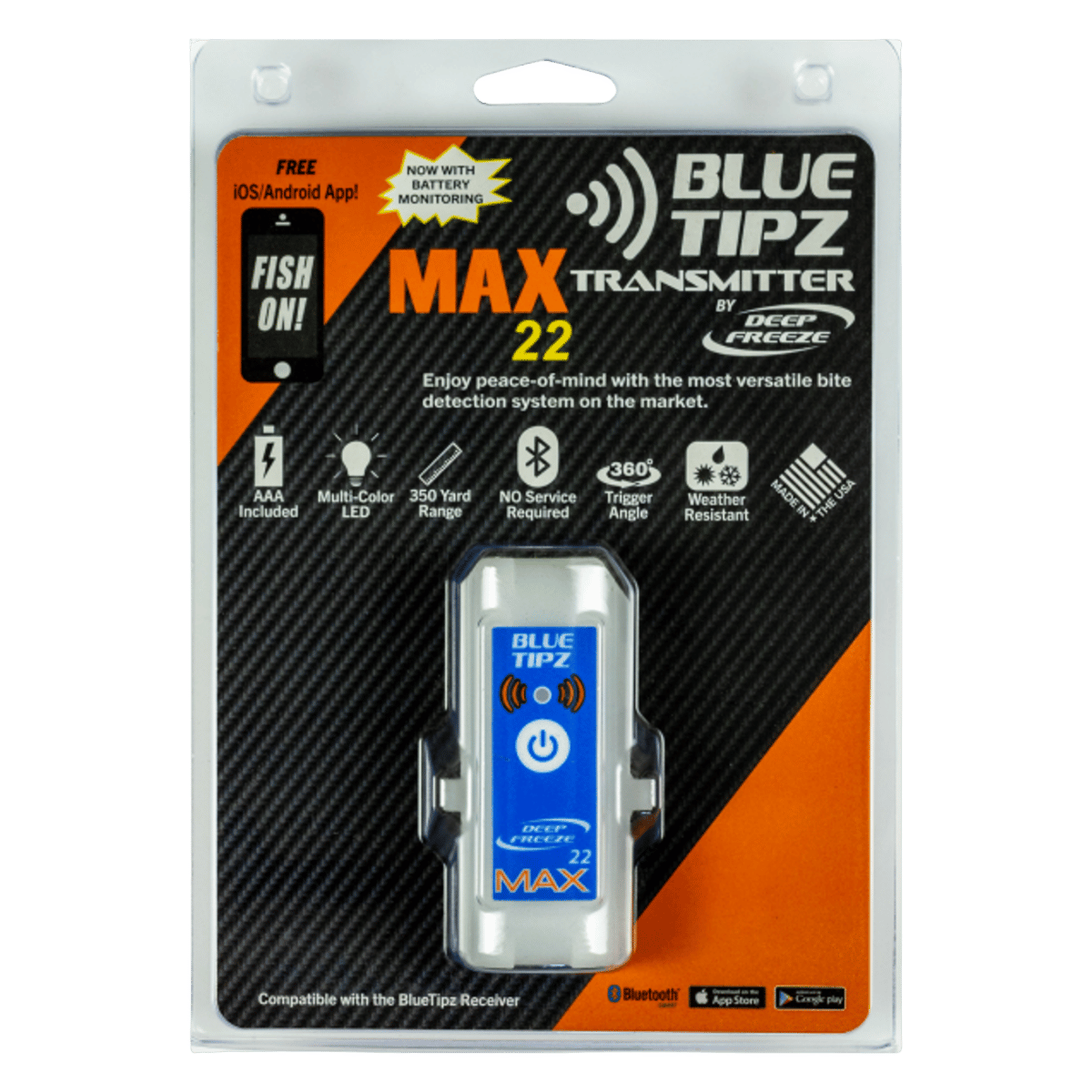 DEEP FREEZE BLUE TIPZ TRANSMITTER MAX 22 IN PACK VIEW