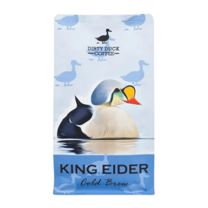 DIRTY DUCK COFFEE COLD BREW 12 OZ - KING EIDER COLD - FRONT VIEW