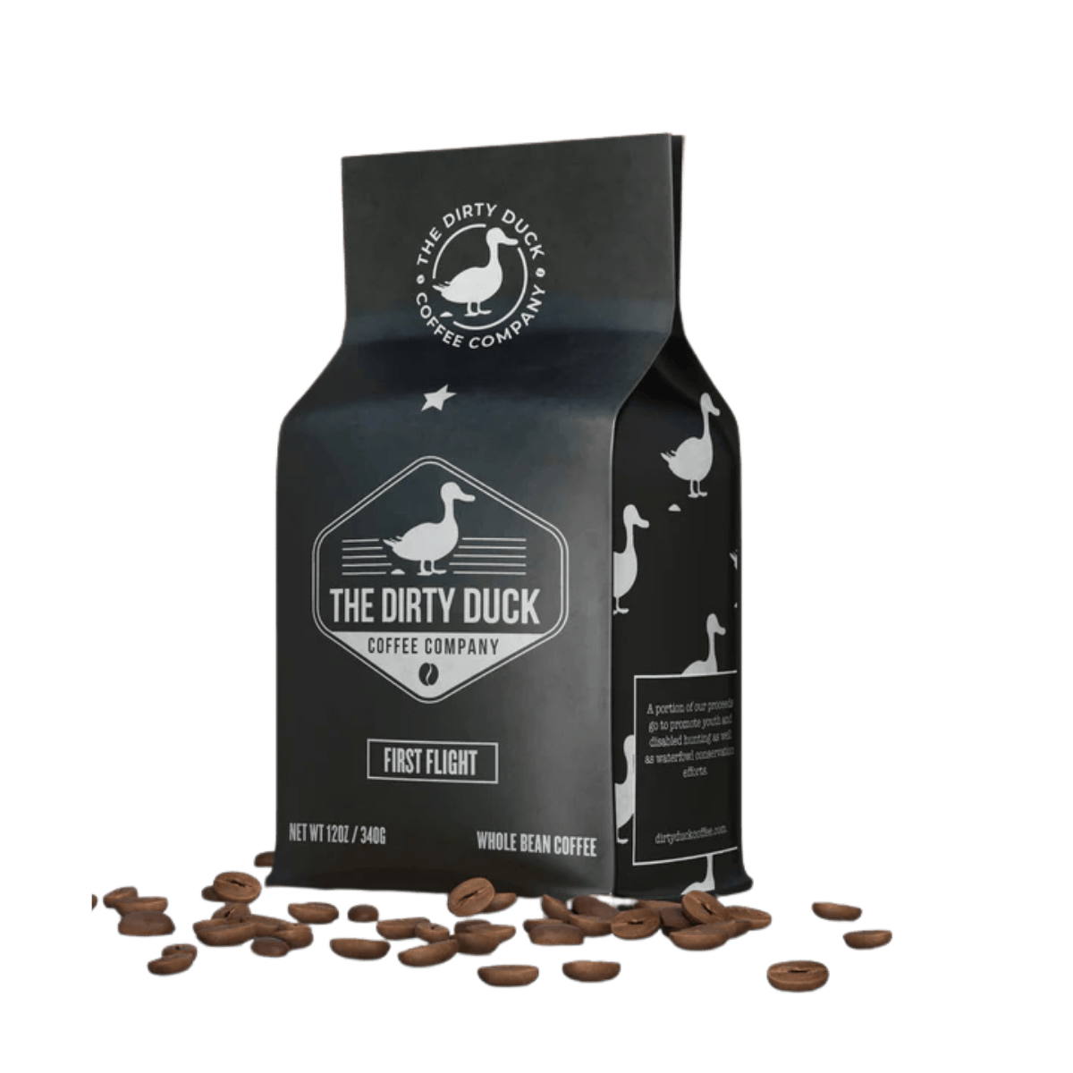 DIRTY DUCK COFFEE - FIRST FLIGHT FRENCH ROAST