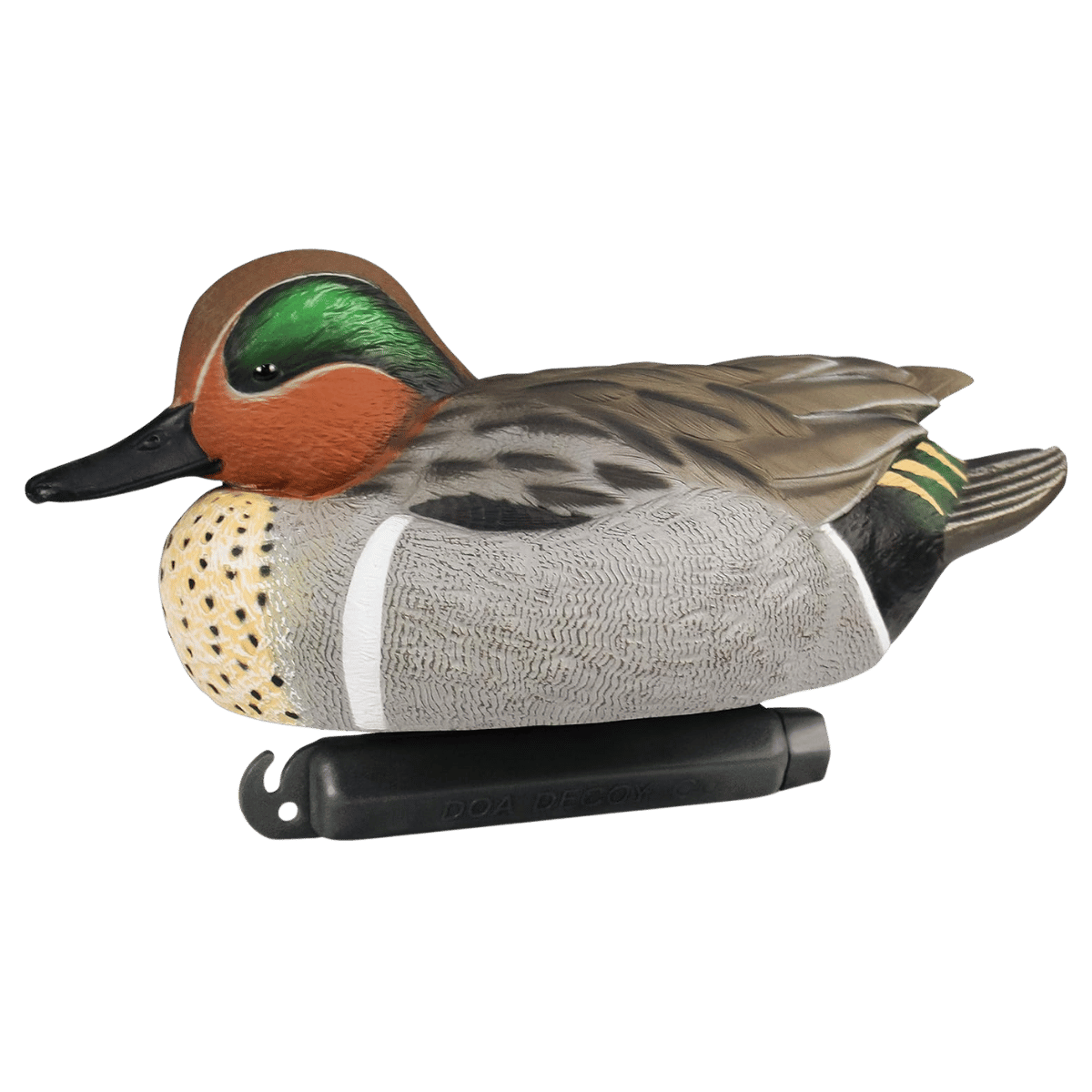 DOA DECOYS REFUGE SERIES TEAL 6 PACK GREEN HEAD DECOY VIEW