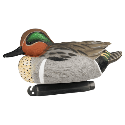 DOA DECOYS REFUGE SERIES TEAL 6 PACK GREEN HEAD DECOY VIEW
