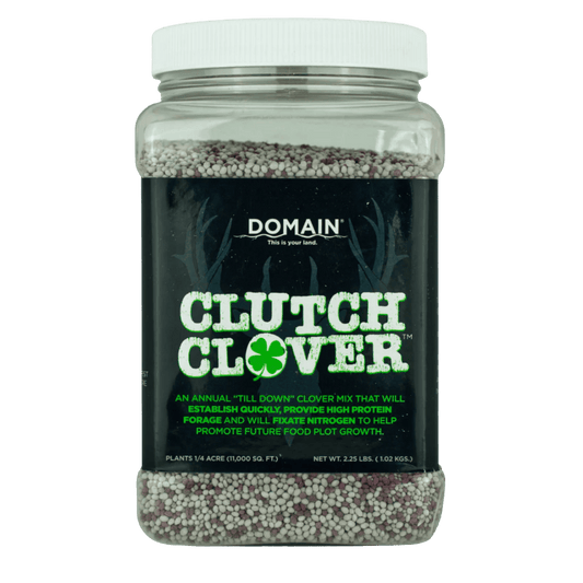 CLUTCH CLOVER FOOD SEEDS 1/4 ACRE