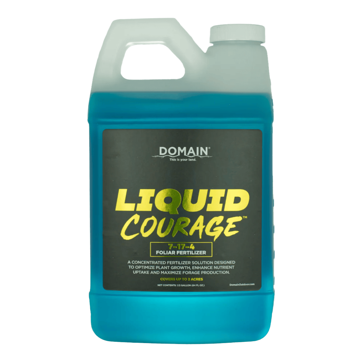 DOMAIN LIQUID COURAGE FERTILIZER 1LB - FRONT VIEW