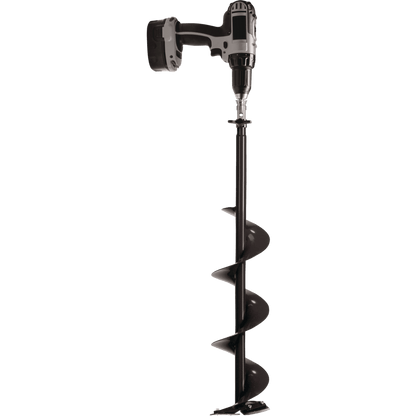 DRILL ADAPTER FOR AUGER DRILLS - TWO STAGE - attached to a drill