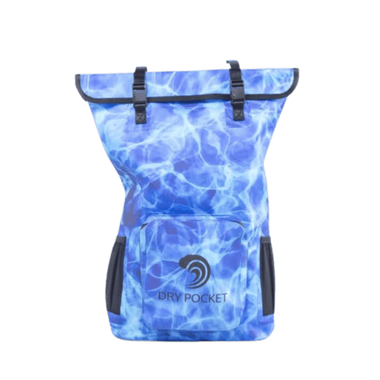 DRY POCKET APPAREL SCENT PROOF BACKPACK DRY BAG - AQUA BLUE
