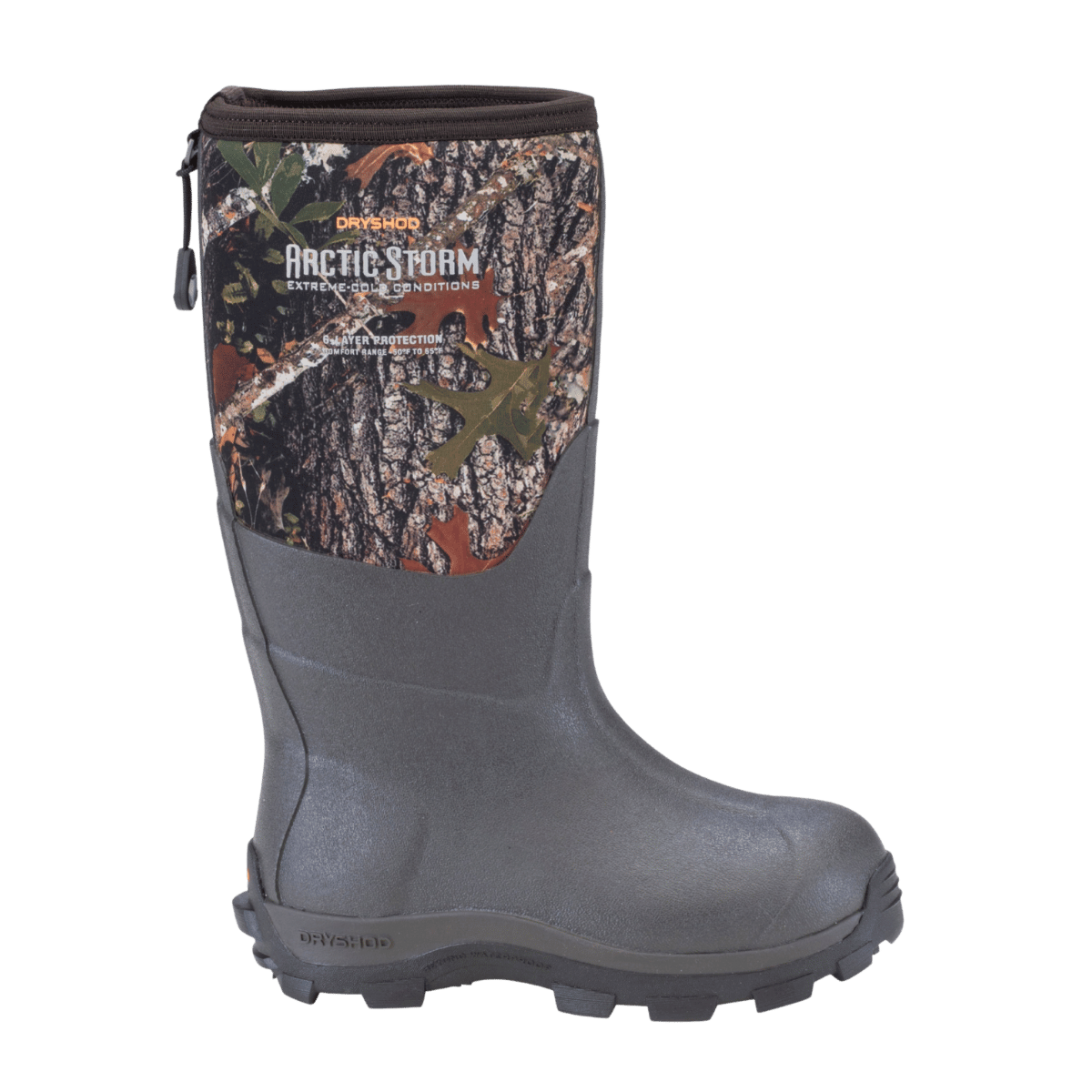 DRYSHOD KIDS ARCTIC STORM -40°F CAMO/TIMBER BOOTS RIGHT VIEW