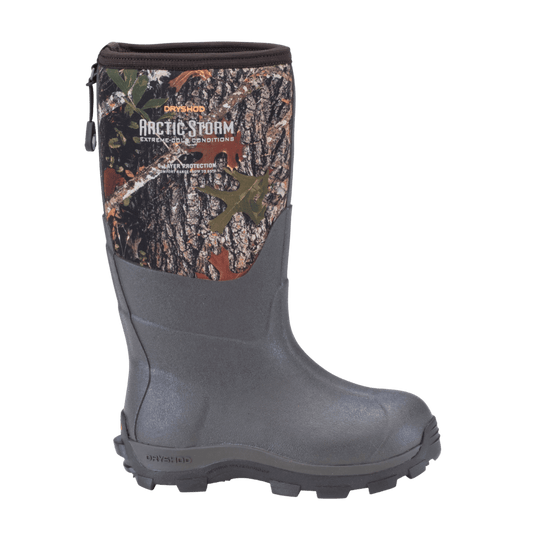 DRYSHOD KIDS ARCTIC STORM -40°F CAMO/TIMBER BOOTS RIGHT VIEW