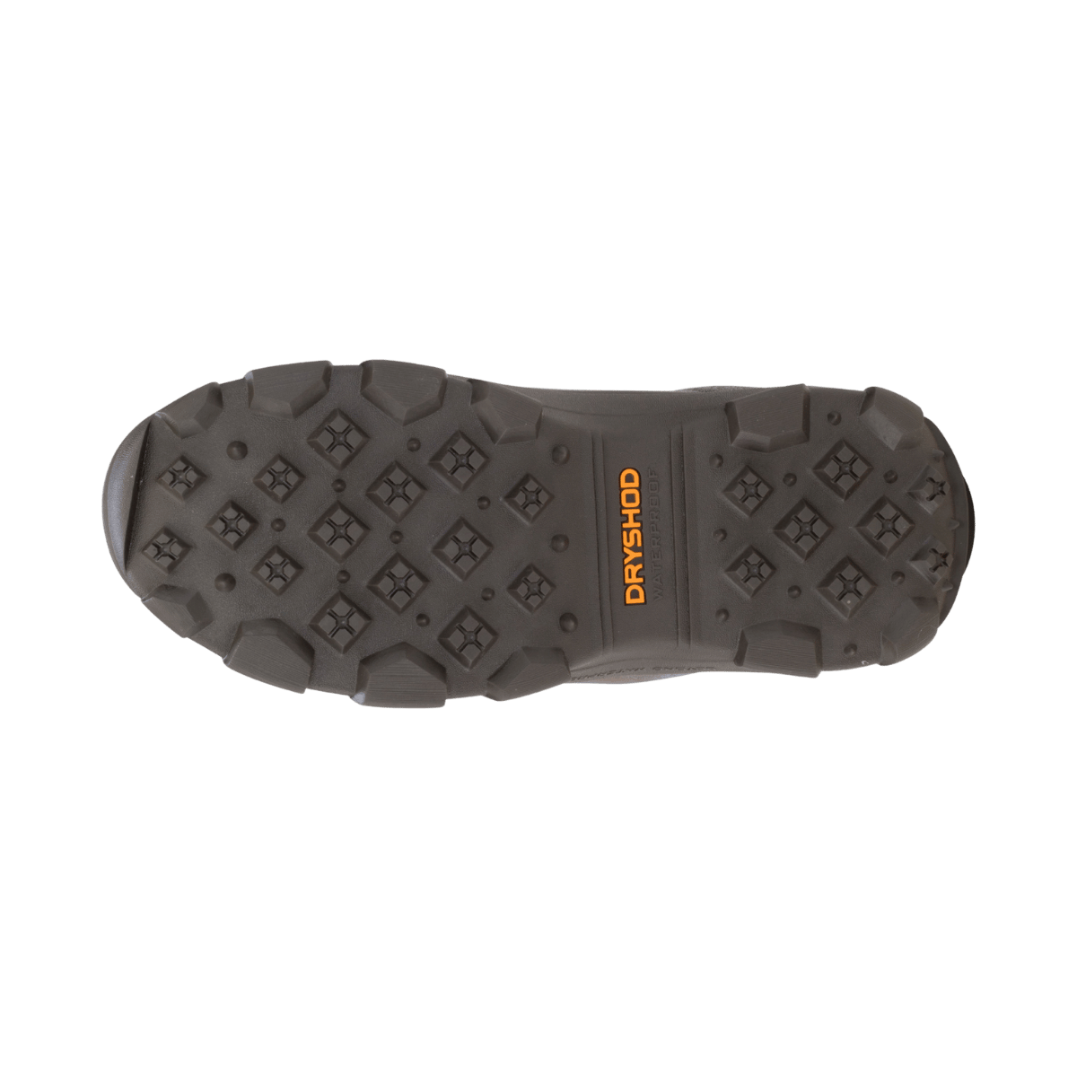 DRYSHOD OVERLAND HI MAX -50°F WITH POLAR FLEECE KHAKI/BROWN BOOTS BOTTOM VIEW