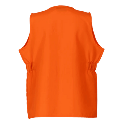 DSG OUTERWEAR WOMEN BLAZE VEST 2.0 BLAZE ORANGE BACK VIEW
