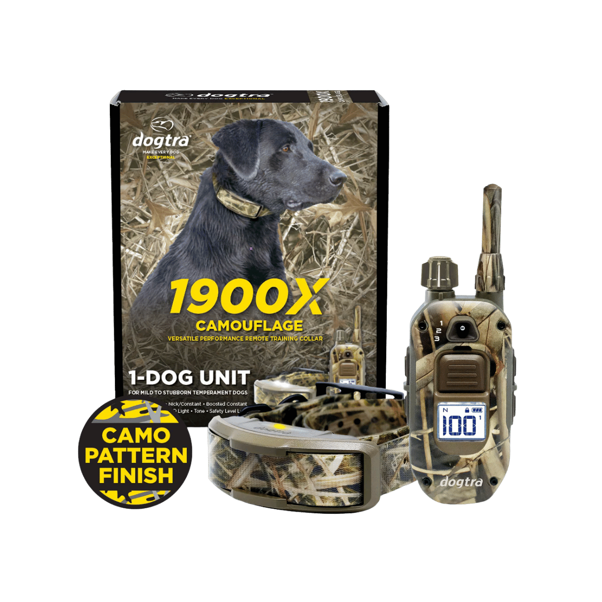 DOGTRA E-COLLAR REMOTE TRAINING H/O - 3/4 MILE - CAMOUFLAGE