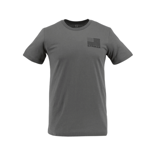 STRIKER BRANDS MEN'S EAGLE TEE - CHARCOAL