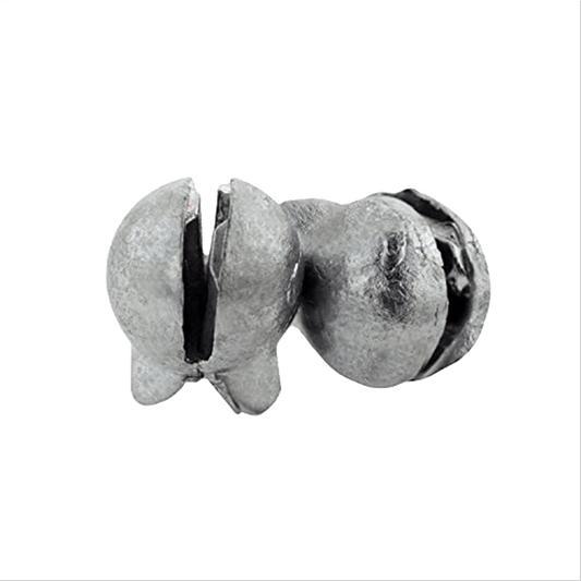 EAGLECLAW REMOVABLE SPLIT SHOT SINKER 40PK UNPAINTED SIZE 3/0