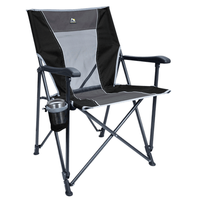 GCI OUTDOOR EAZY CHAIR - BLACK_FRONT SIDE ANGLE
