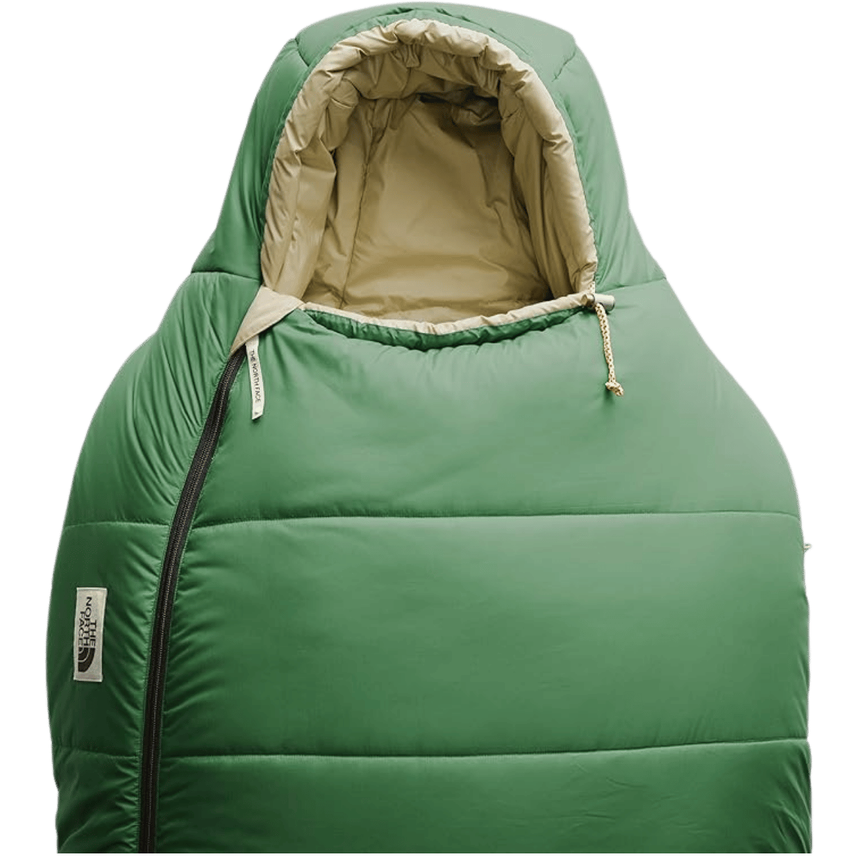 THE NORTH FACE ECO TRAIL SYNTHETIC 0° SLEEPING BAG - SULLIVAN GREEN/HEMP_CLOSER TOP VIEW