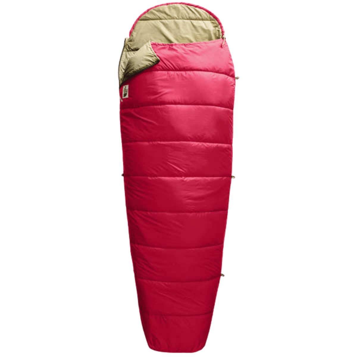 THE NORTH FACE ECO TRAIL SYNTHETIC 55°F SLEEPING BAG - TNT RED/HEMP_FRONT VIEW