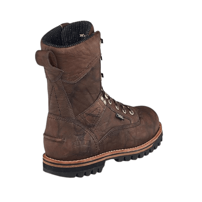 IRISH SETTER MEN'S ELK TRACKER 10" UNINSULATED WIDE HUNTING BOOTS - BROWN_1 back side view