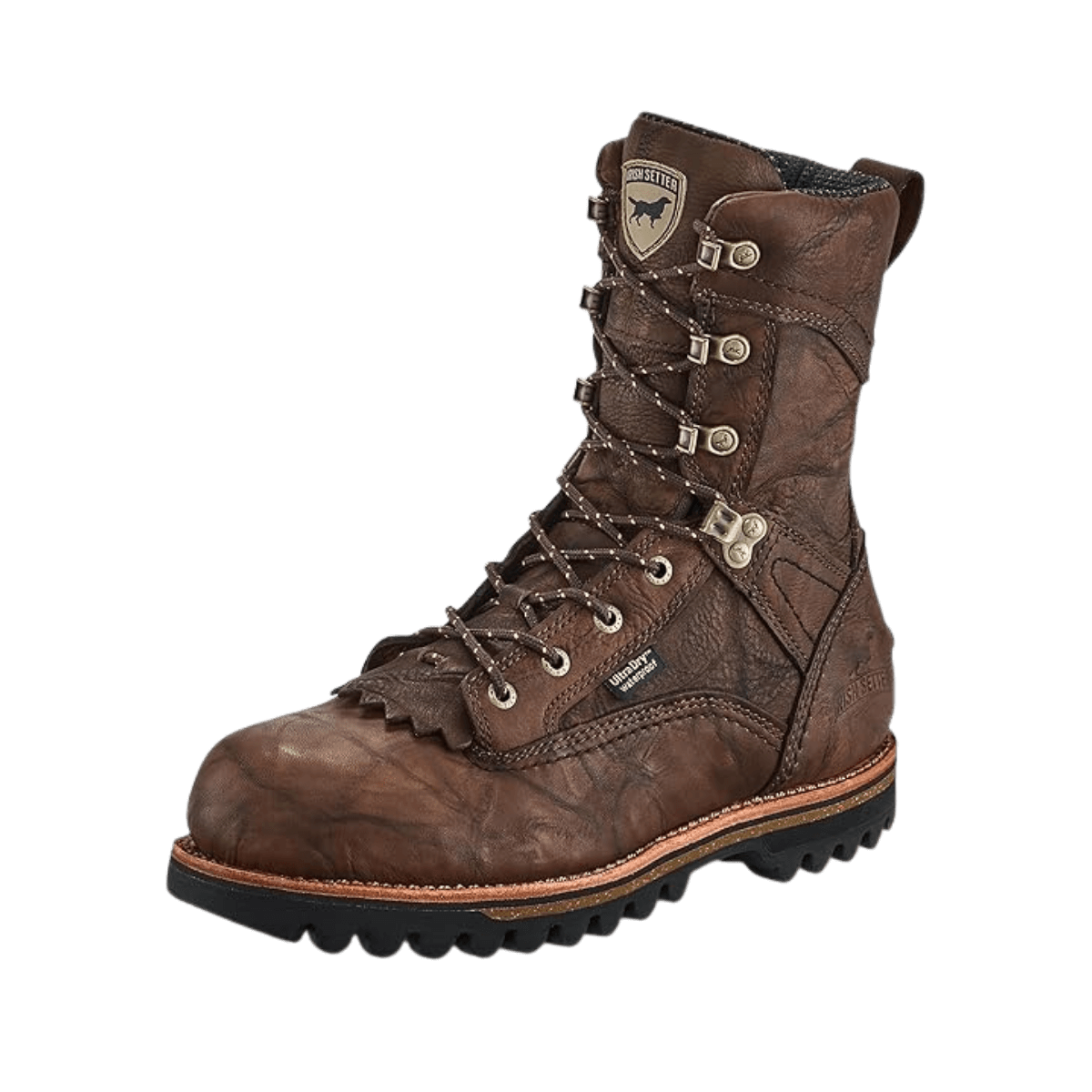 IRISH SETTER MEN'S ELK TRACKER 10" UNINSULATED WIDE HUNTING BOOTS - BROWN