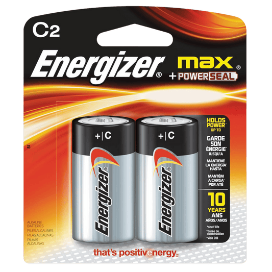 ENERGIZER BATTERY MAX C 2PK