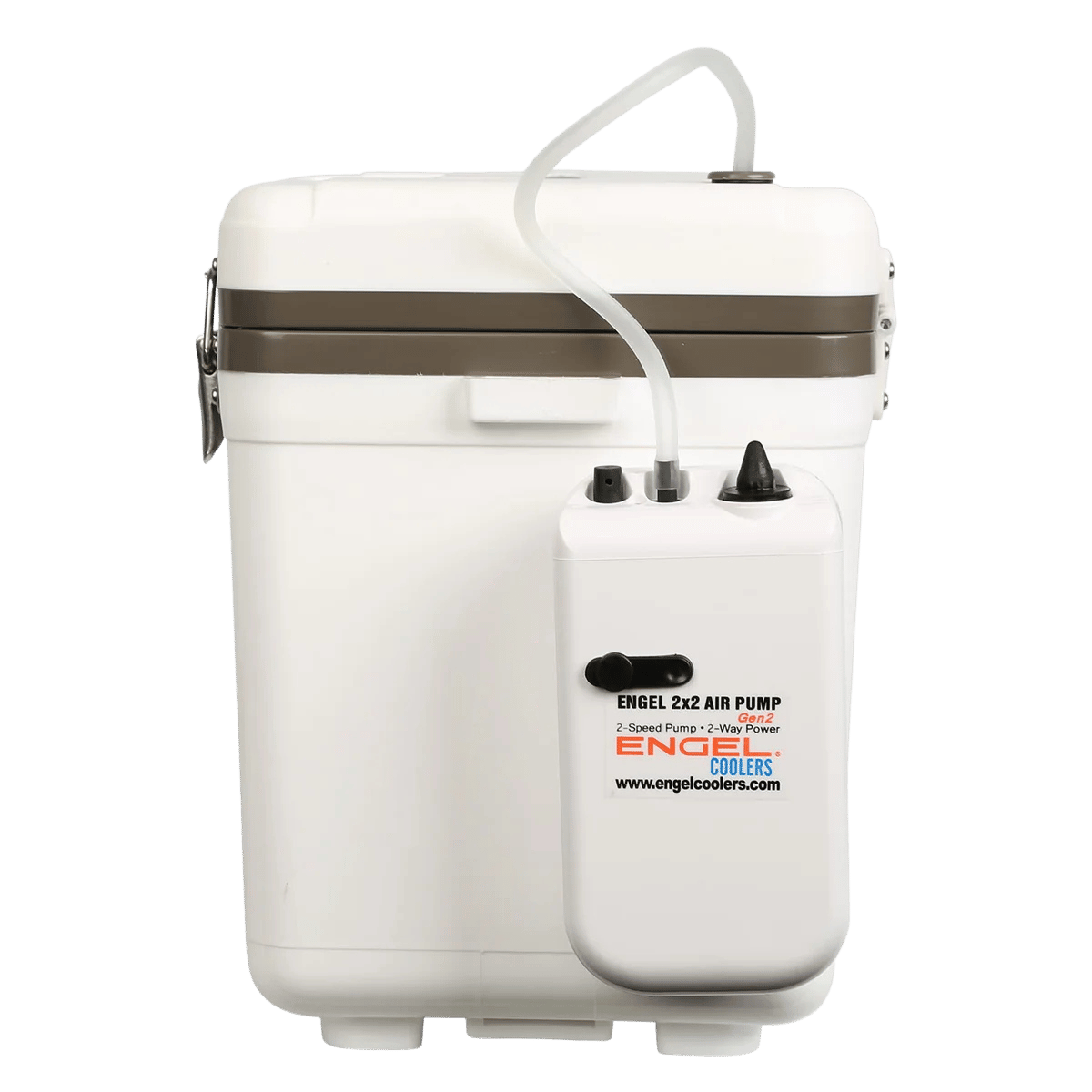 ENGEL ORIGINAL 2-SPEED BATTERY POWERED PORTABLE AERATOR PUMP FOR LIVE BAIT COOLERS