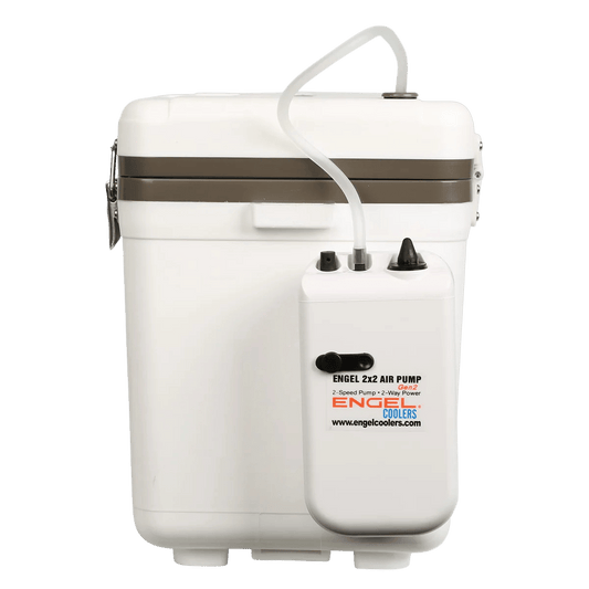 ENGEL ORIGINAL 2-SPEED BATTERY POWERED PORTABLE AERATOR PUMP FOR LIVE BAIT COOLERS