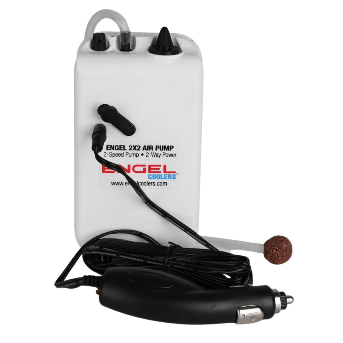 ENGEL ORIGINAL 2-SPEED BATTERY POWERED PORTABLE AERATOR PUMP FOR LIVE BAIT COOLERS_PUMP/CONTROL
