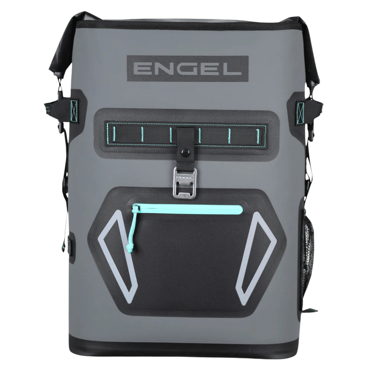 ENGEL 25 QUARTS ROLL TOP HIGH PERFORMANCE BACKPACK COOLER - GRAY/SEAFOAM