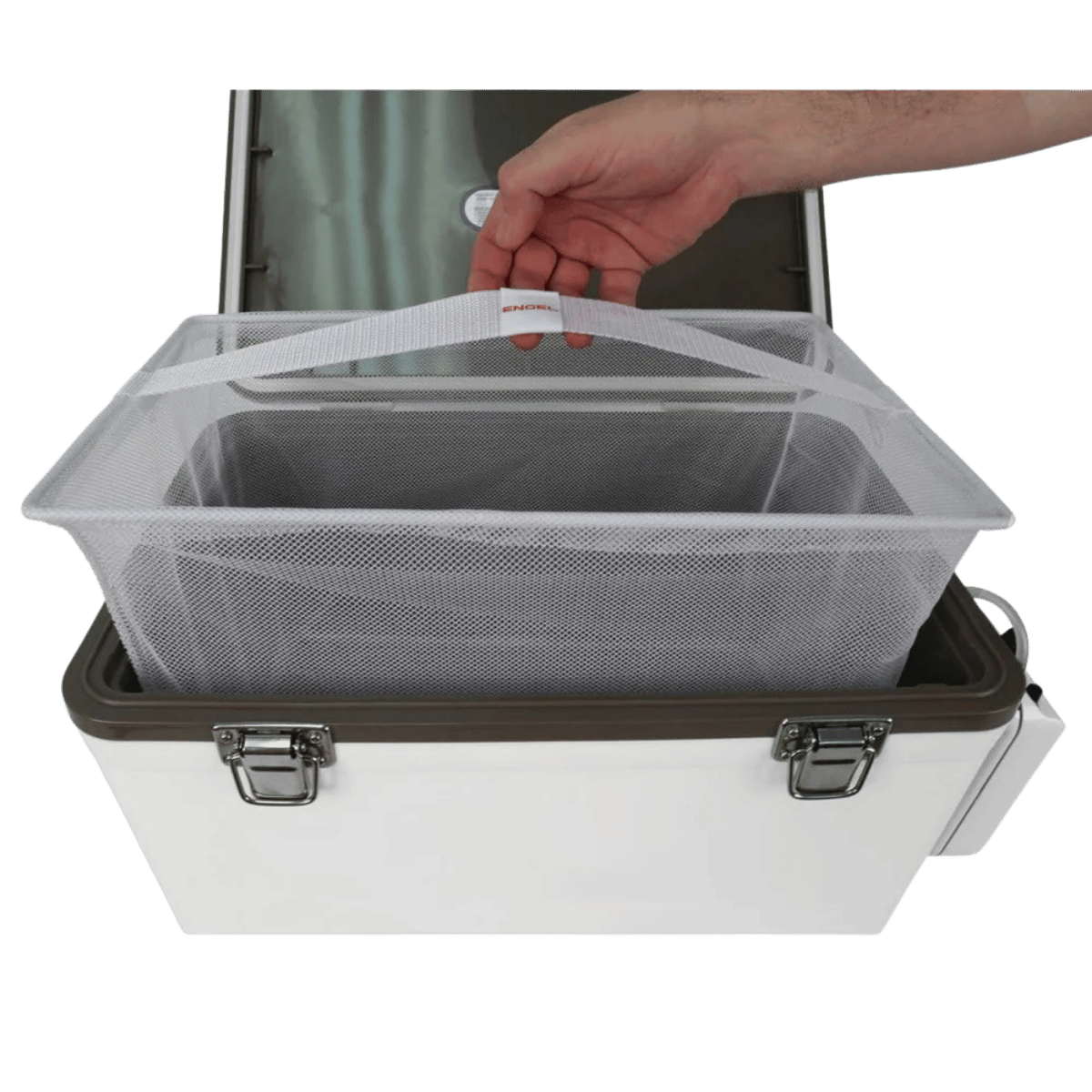 ENGEL 13 QUARTS COOLER MINNOW NET FOR ENGEL LIVE BAIT COOLERS_WITH COOLER