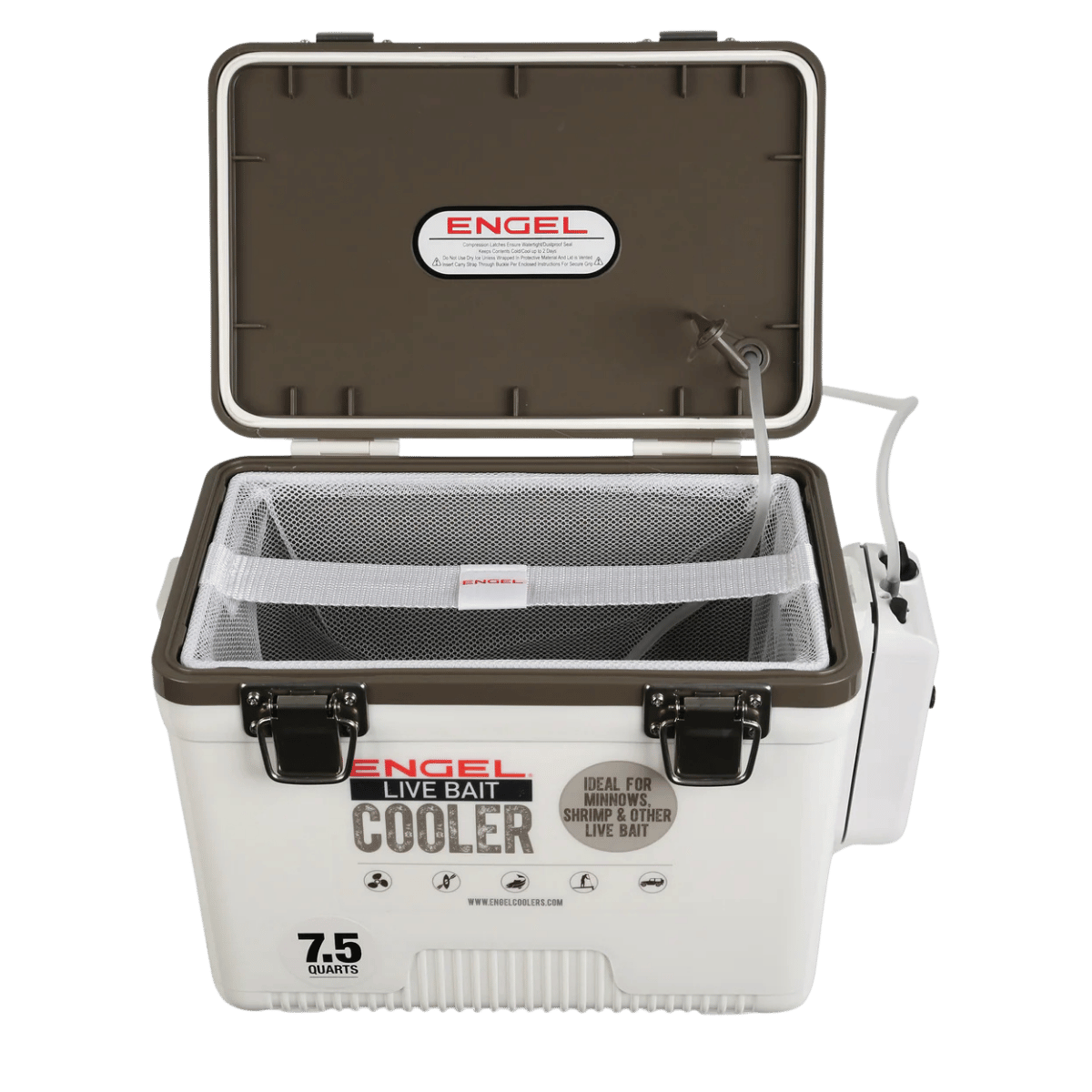 ENGEL 7.5 QUARTS LIVEBAIT DRYBOX/COOLER