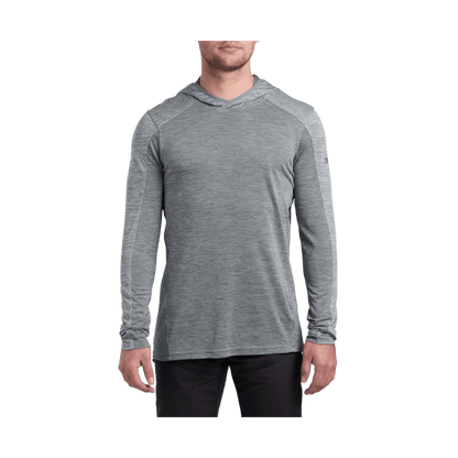 KUHL MEN'S ENGINEERED HOODY - HEATHER GREY - FRONT VIEW
