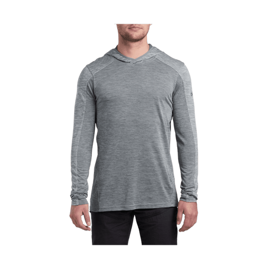 KUHL MEN'S ENGINEERED HOODY - HEATHER GREY - FRONT VIEW