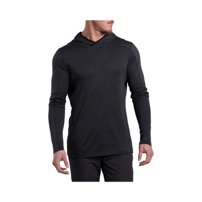KUHL MEN'S ENGINEERED HOODY - BLACK - FRONT VIEW