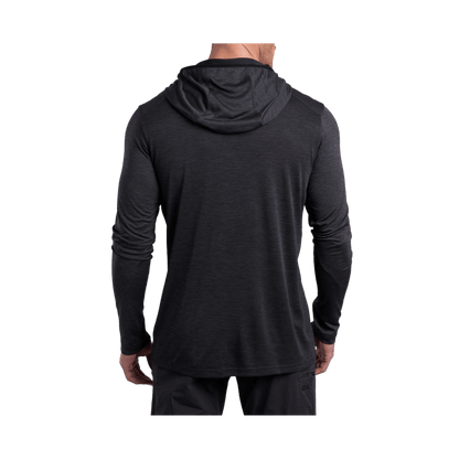 KUHL MEN'S ENGINEERED HOODY - BLACK - BACK VIEW