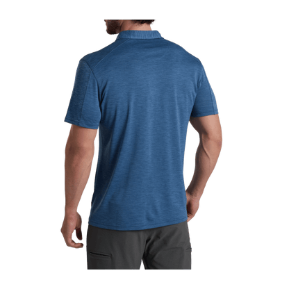 KUHL MEN'S ENGINEERED POLO - MIDNIGHT TIDE - BACK VIEW