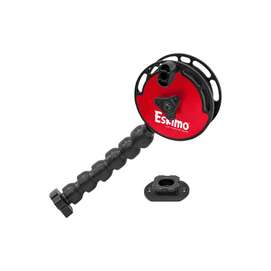 ESKIMO E HUB RATTLE REEL BLACK