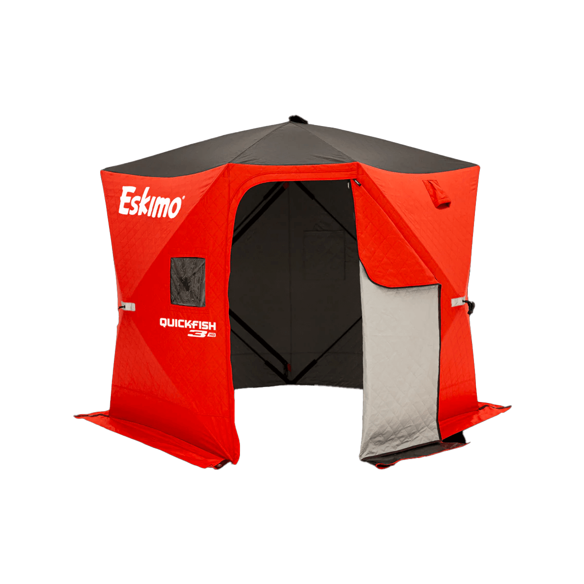 ESKIMO QUICKFISH 3HD POP-UP SHELTER - FRONT VIEW