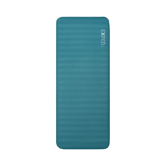 EXPED MEGAMAT SLEEPING PAD - LONG EXTRA WIDE - CYPRESS - FRONT VIEW