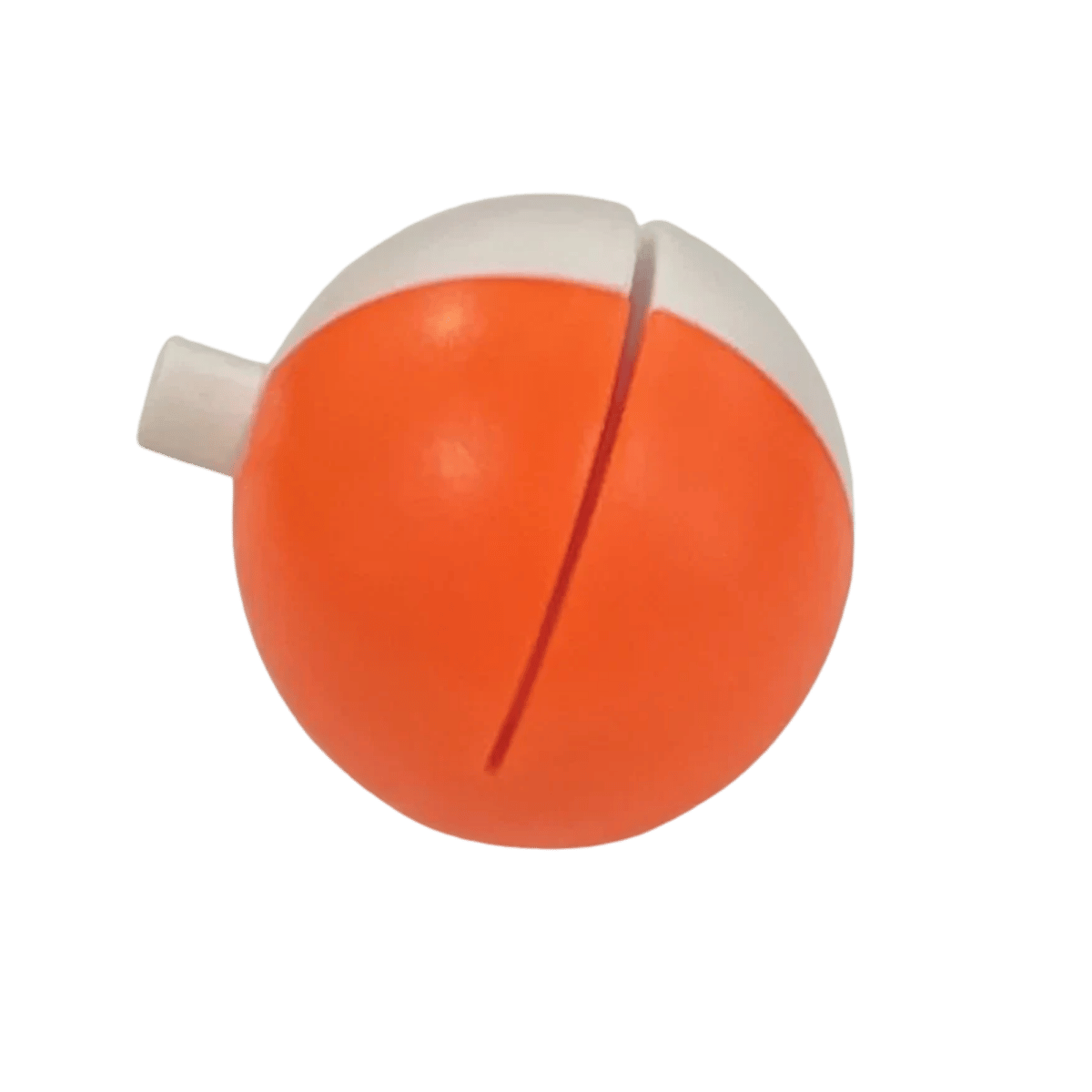 EZ ON FISHING BOBBER 2PK ORANGE WHITE