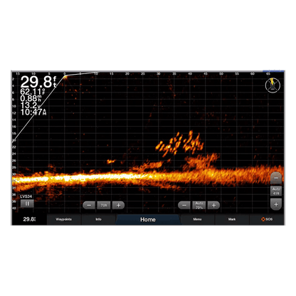 GARMIN ECHOMAP 126SV & LVS34 BUNDLE HEAT MAP