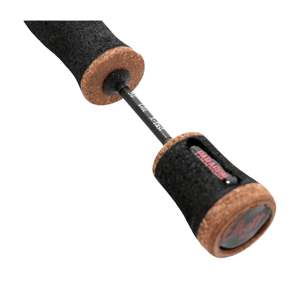 ELLIOT RODS PARAGON ICE ROD - HANDLE CLOSER VIEW