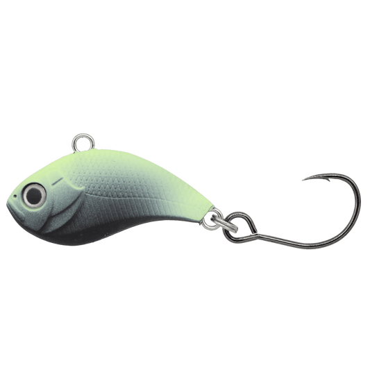 EUROTACKLE Z-VIBER CRANKBAIT SINGLE HOOK 1/16 OZ BLACK HI-VIZ
