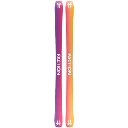 FACTION STUDIO 0 TWIN TIP SKIS 2025 BOTTOM GRAPHIC