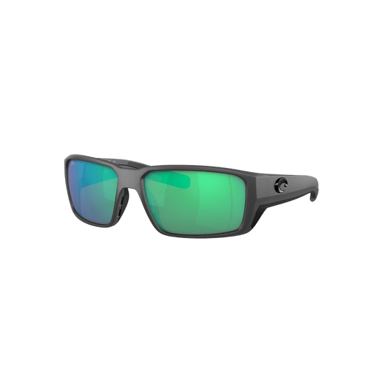 COSTA DEL MAR FANTAIL PRO SUNGLASSES - GREEN MIR 580G - MATTE GREY